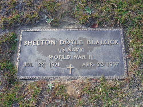 Doyle's Navy grave plaque