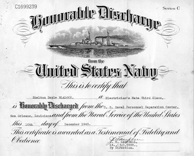 Honorable discharge
